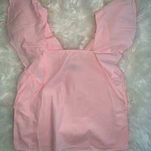 Zara trf ruffle top